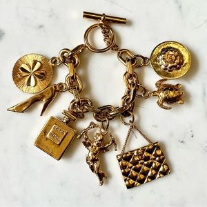 Iconic Vintage Chanel Charms Bracelet
